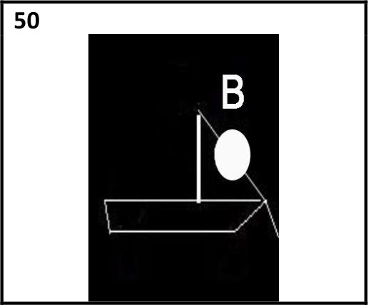 Imbarcazione di piccole dimensioni ancorata con ancora e catena