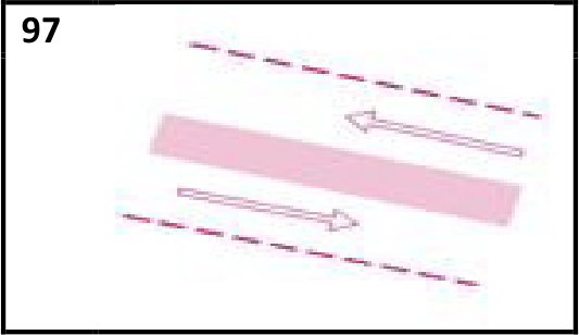 Schema di separazione del traffico con zona di separazione centrale